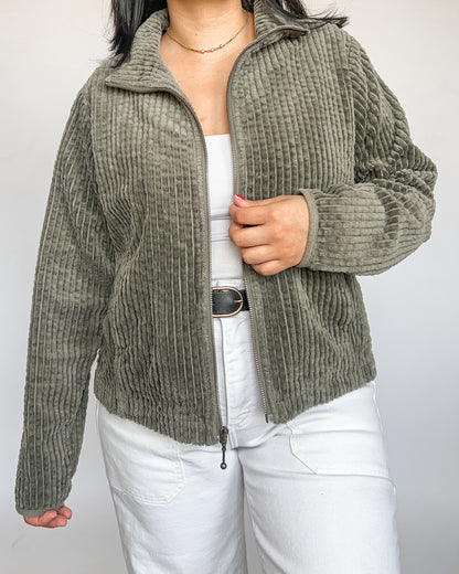 Woolrich Cropped Corduroy Jacket