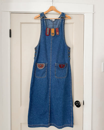 Vintage Denim Maxi Dress