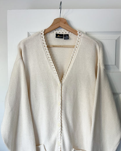 Lizsport Cream Knitted Cardigan