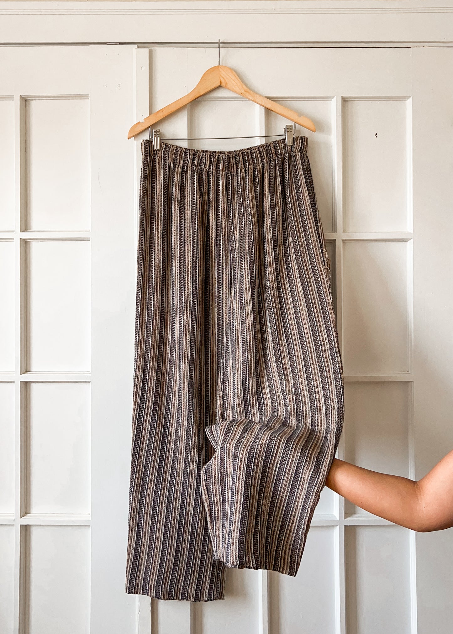 Stripped Straight Leg Pants