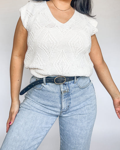 Anne Klein Textured Vest/ Tank Top