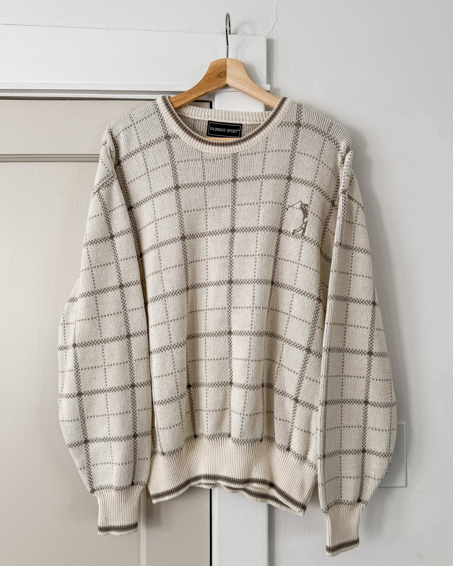 Golf Embroidered Knitted Sweater