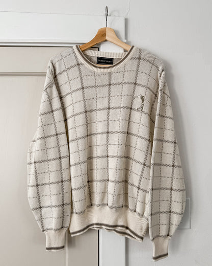 Golf Embroidered Knitted Sweater