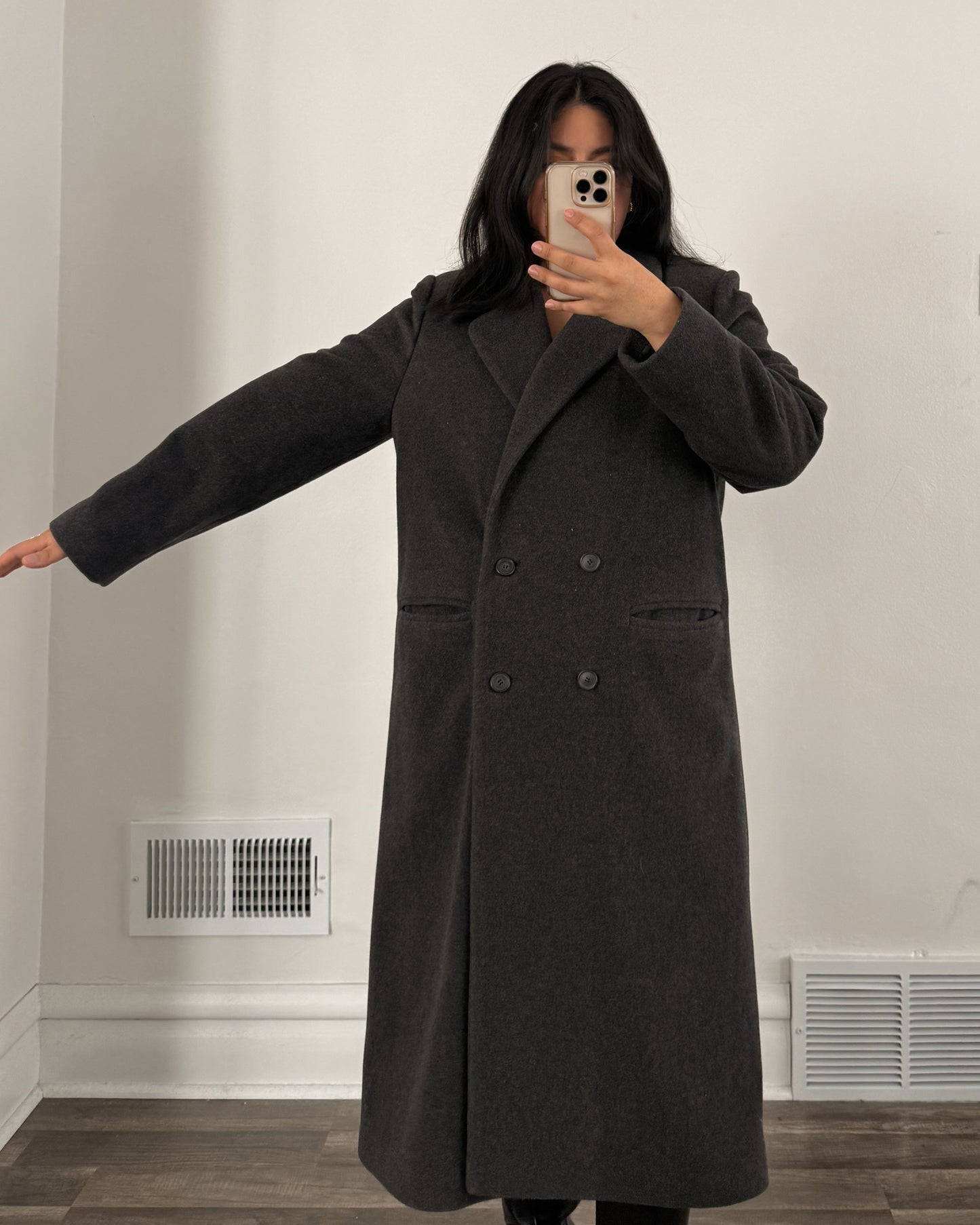 Wool & Cashmere Blend Coat