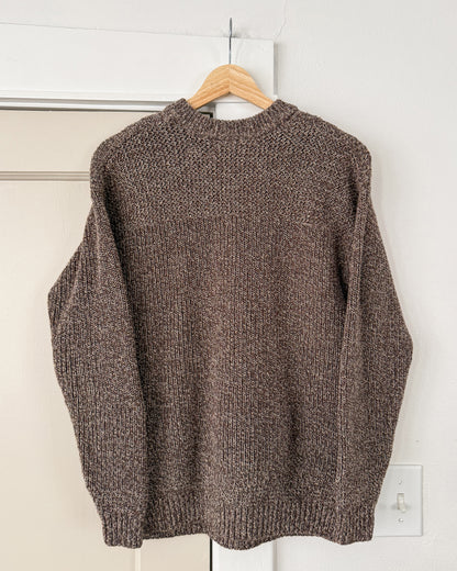 Vintage Knitted Henley Sweater