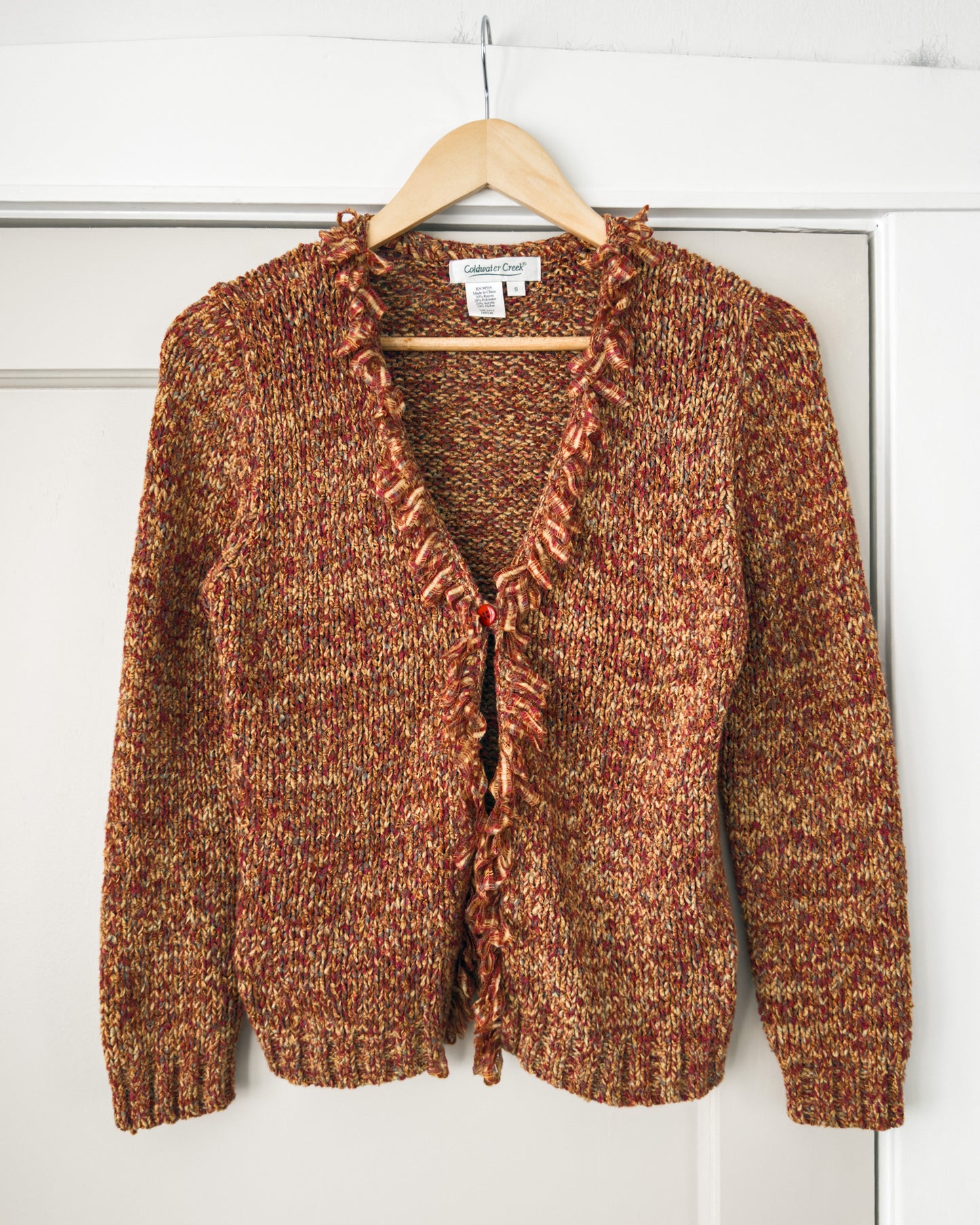 Coldwater Creek Fringe Cardigan