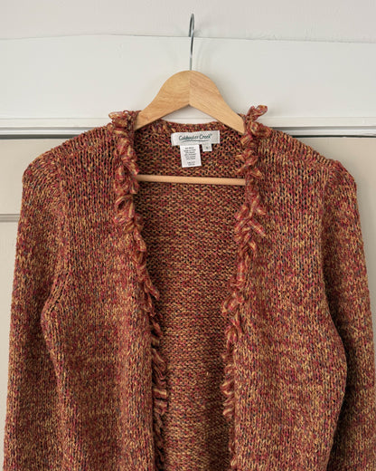 Coldwater Creek Fringe Cardigan