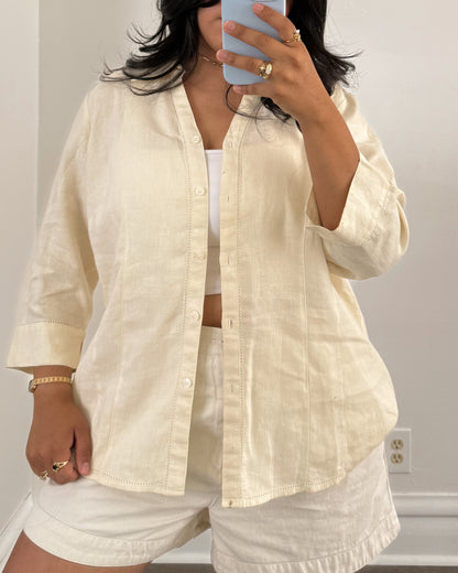 Linen Button Down Shirt
