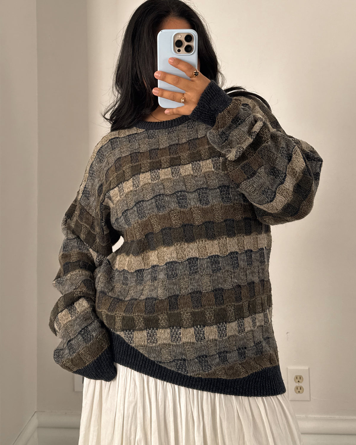 90’s Multi Patterned Sweater