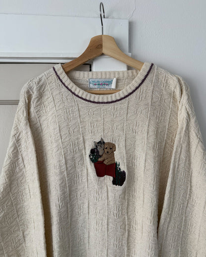 Garden Textured Knitted Sweater