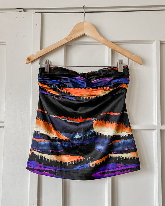 Abstract Printed Tube Top
