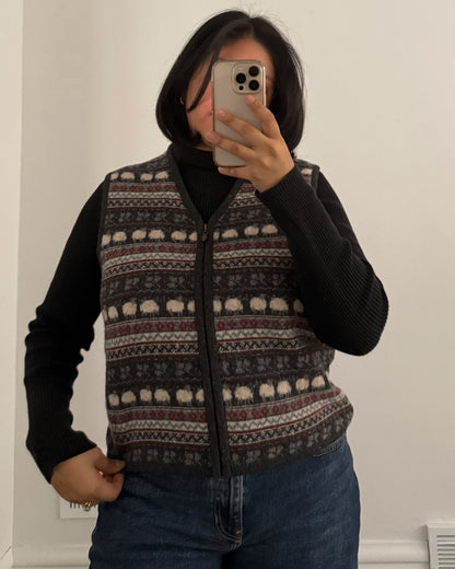 Wool Sheep Vest