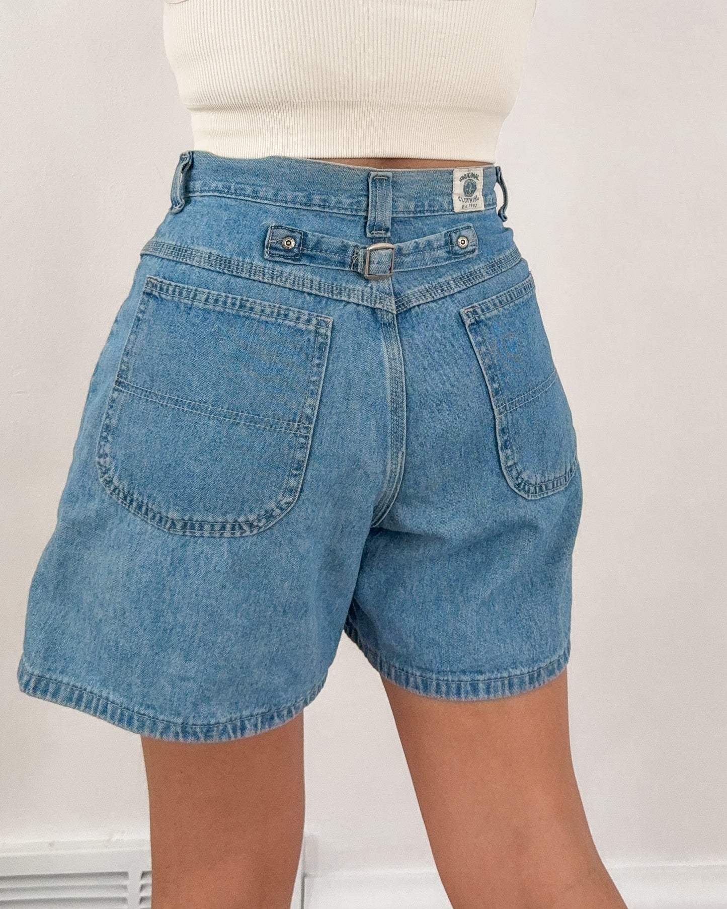 Vintage Rider Denim Shorts
