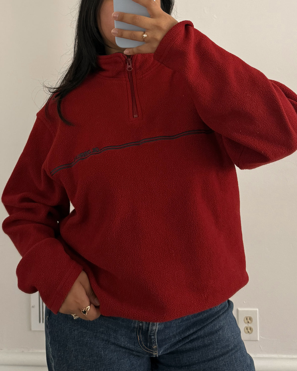 2001 Old Navy Red Fleece