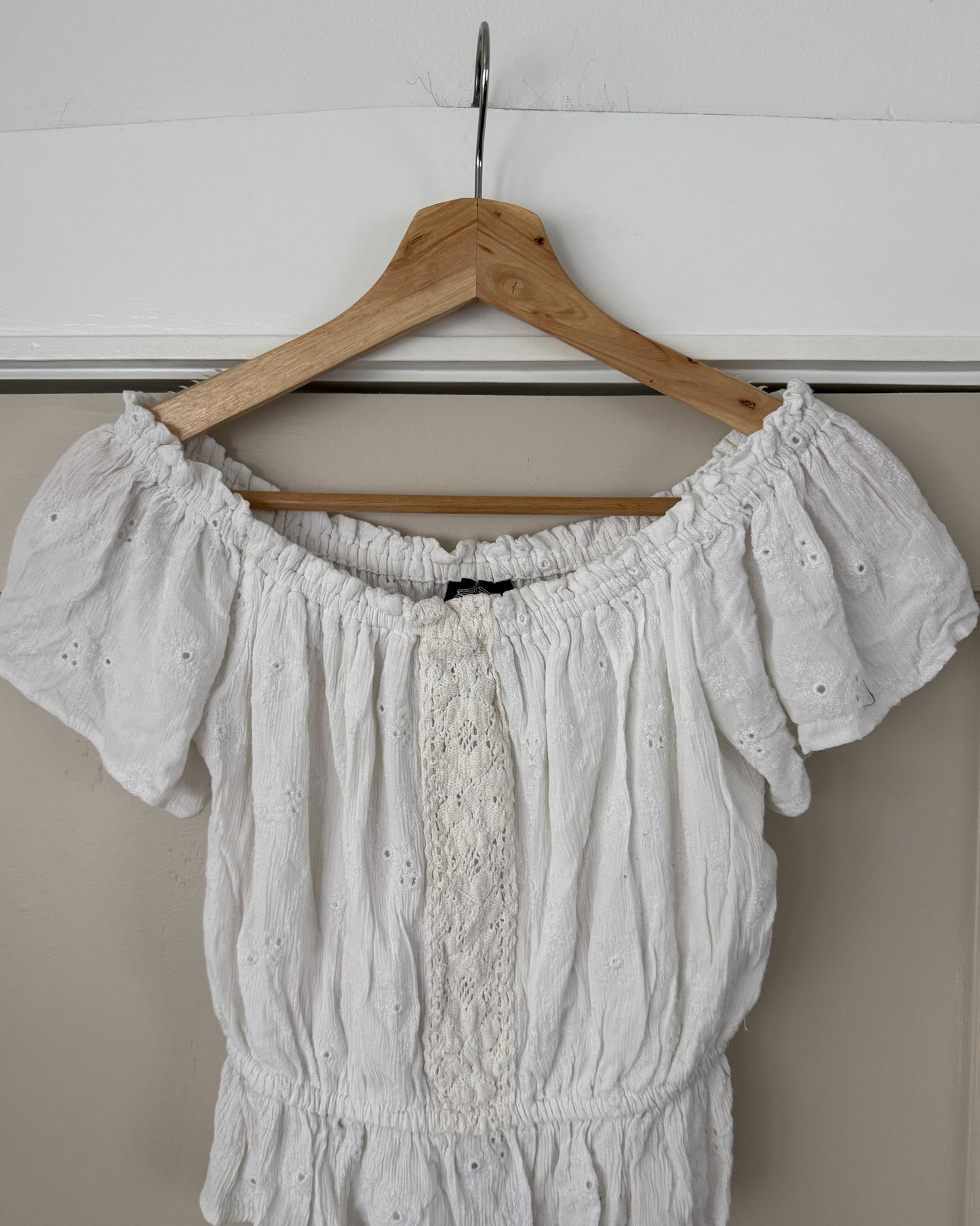 Angie Eyelet Top