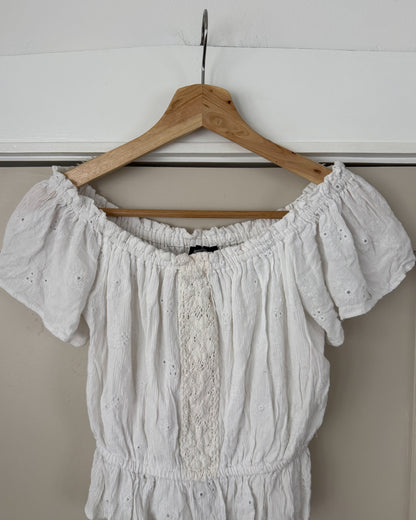 Angie Eyelet Top