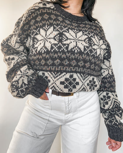 Cattivo Multi Pattern Knitted Sweater