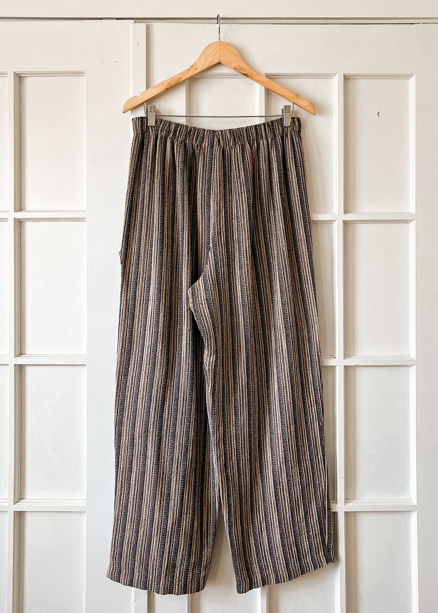 Stripped Straight Leg Pants