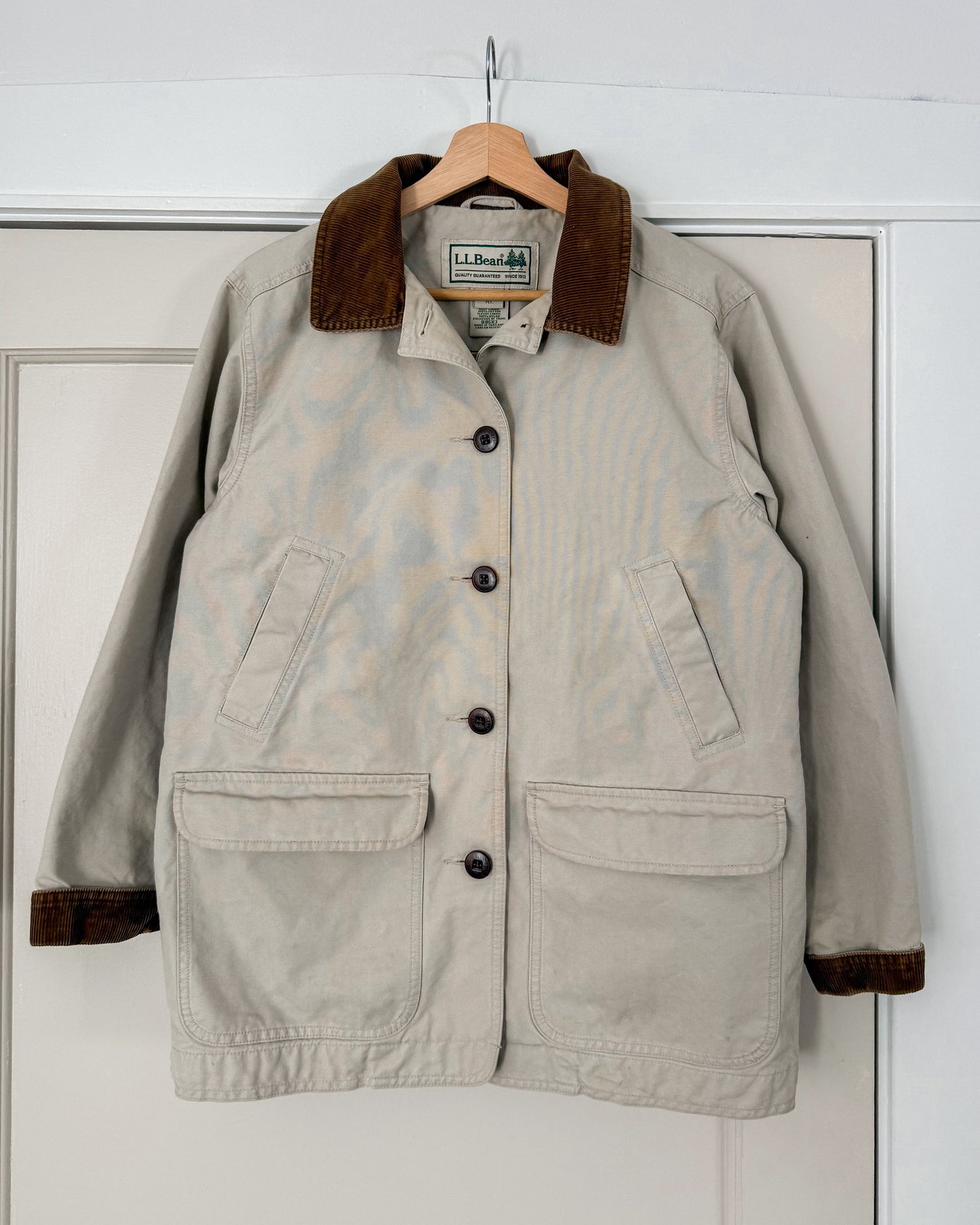L.L. Bean Chore Coat Fish & Deer Lined