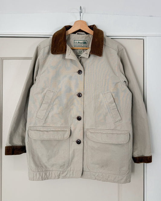 L.L. Bean Chore Coat Fish & Deer Lined