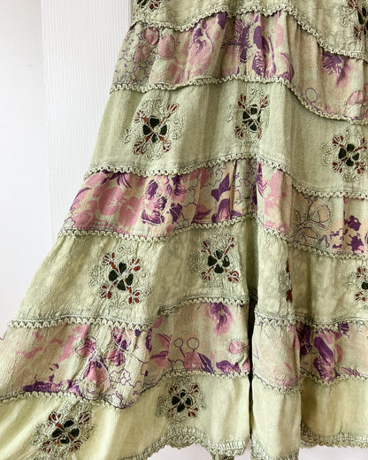 Magic Sleeveless Tiered Dress