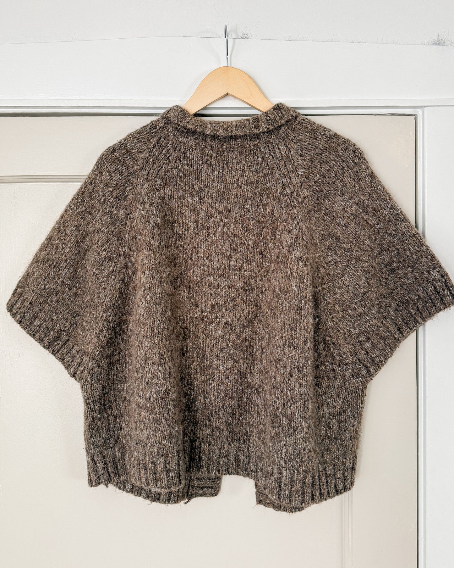 Neutral Cape Cardigan