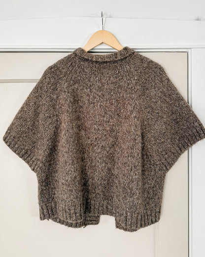 Neutral Cape Cardigan