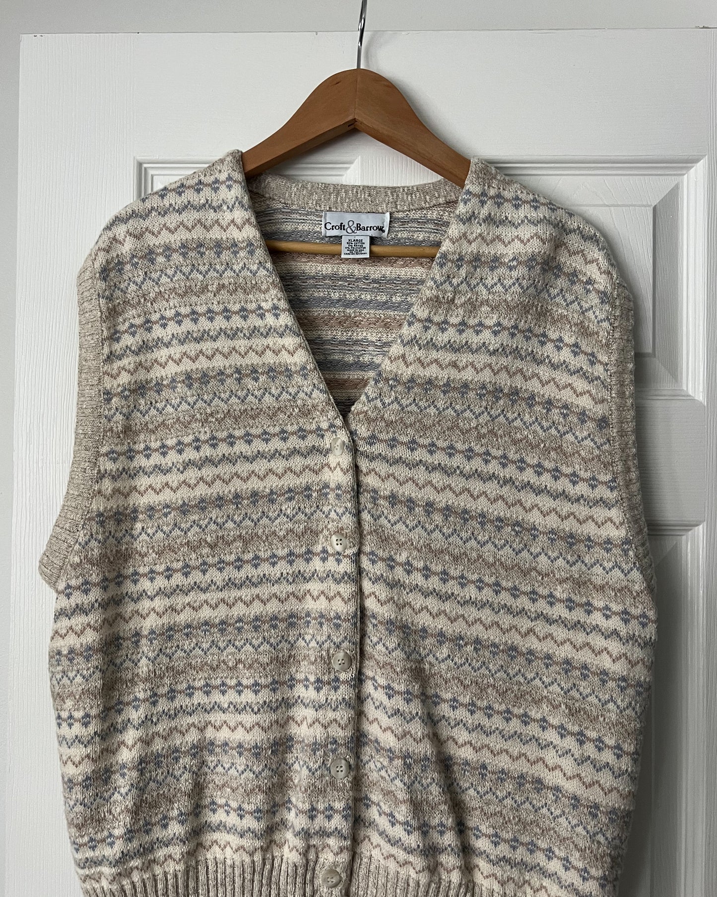 Multi Patterned Knitted Vest