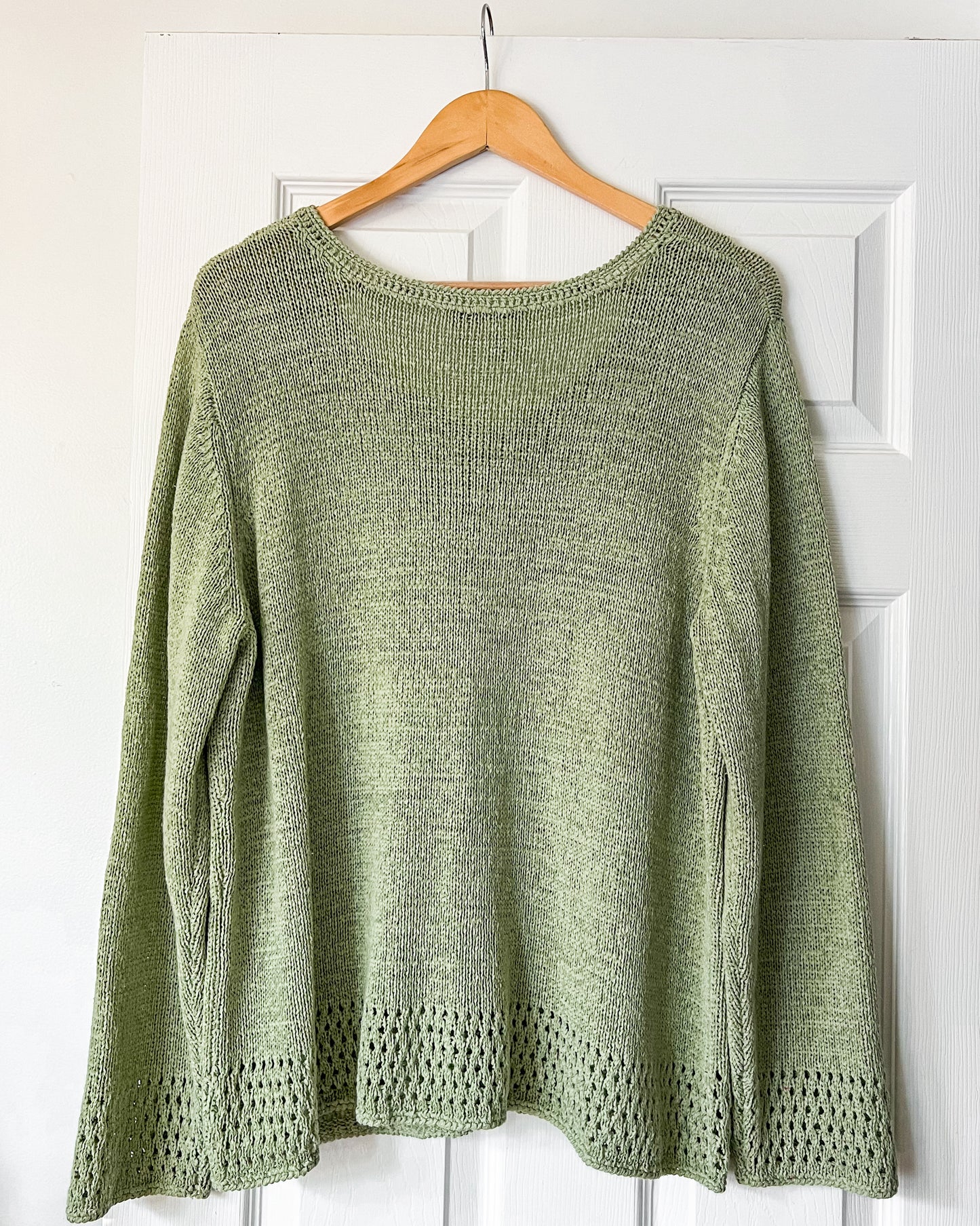 Green Knitted Cardigan