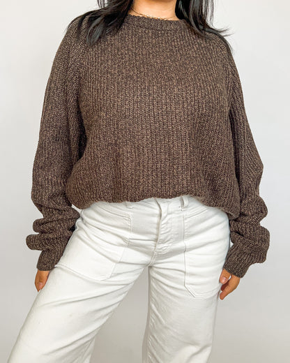 Brown Knitted Sweater