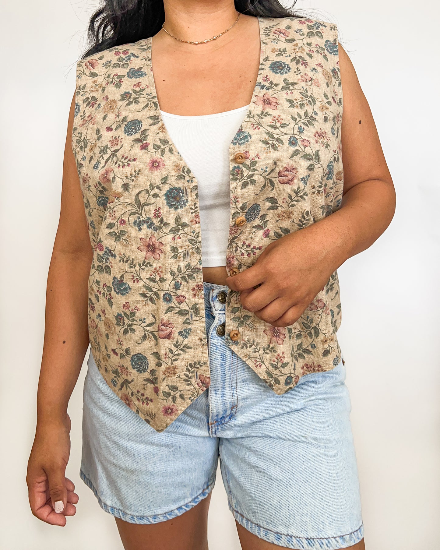 Floral Vest
