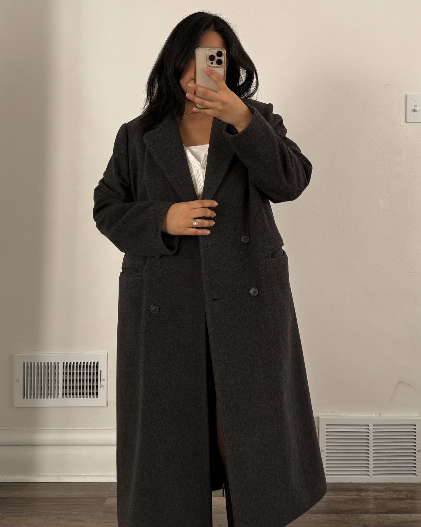 Wool & Cashmere Blend Coat
