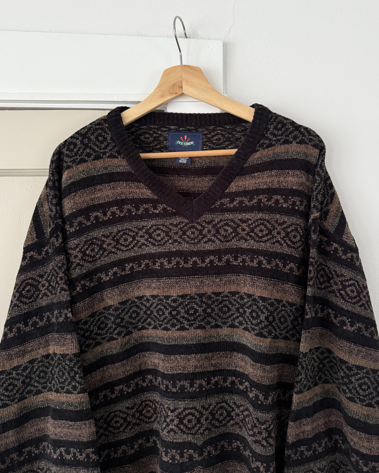 Knitted V Neck Sweater