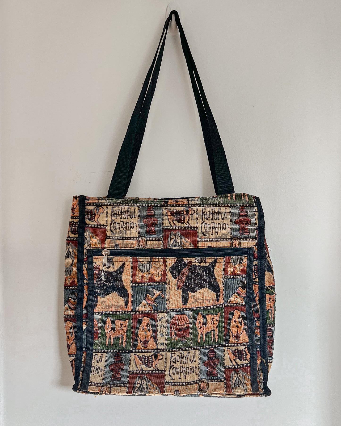 Dog Tapestry Tote Bag