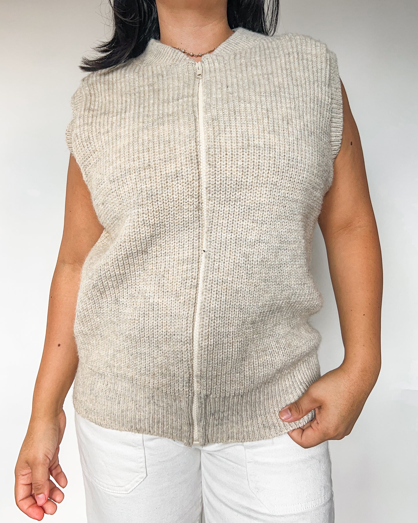 Vintage L.L. Bean Neutral Vest