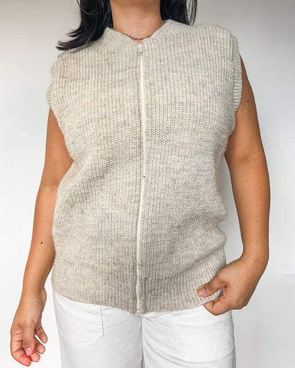 Vintage L.L. Bean Neutral Vest