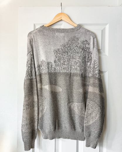 Golf Embroidered Knitted Sweater