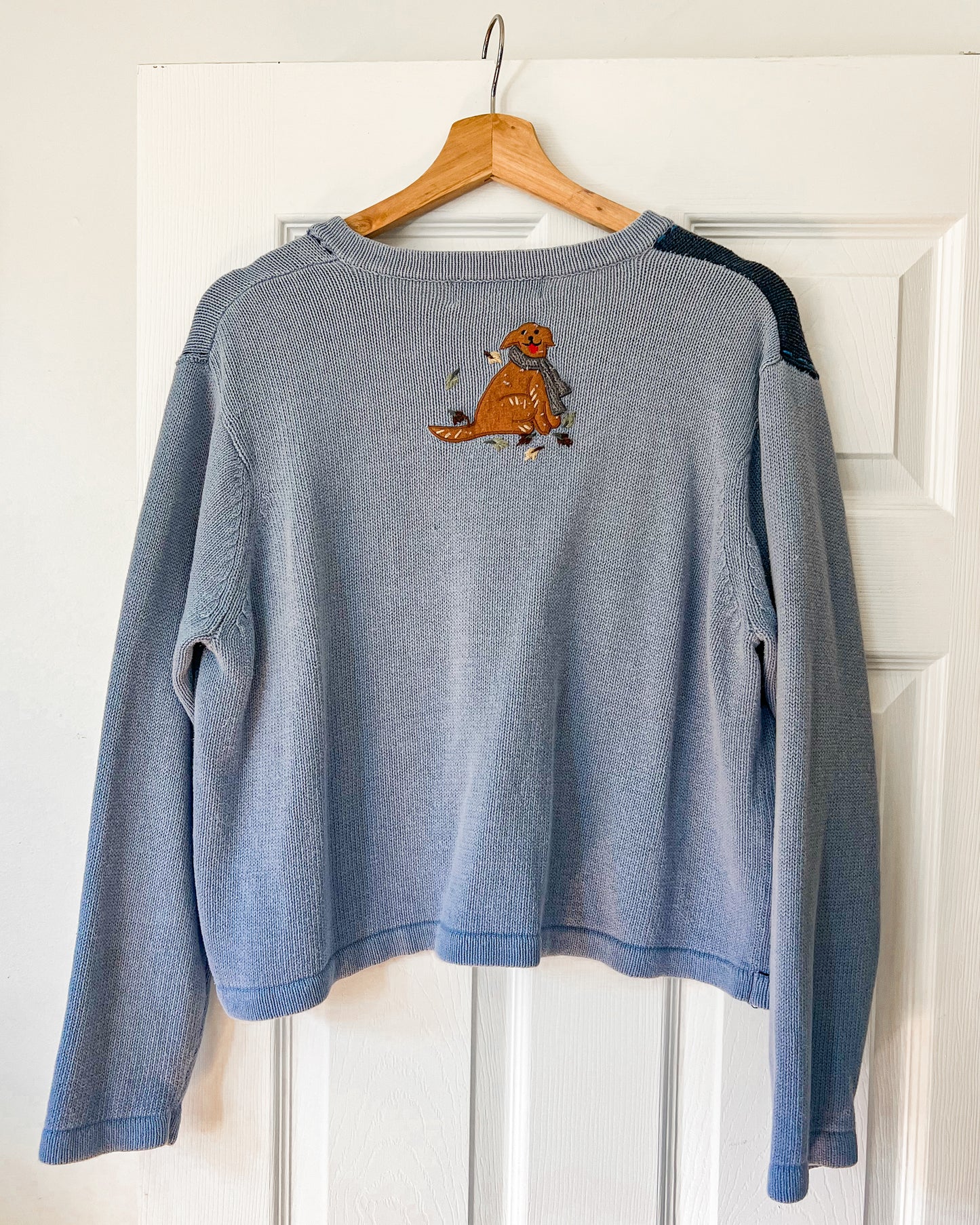 Fall Dog Knitted Cardigan