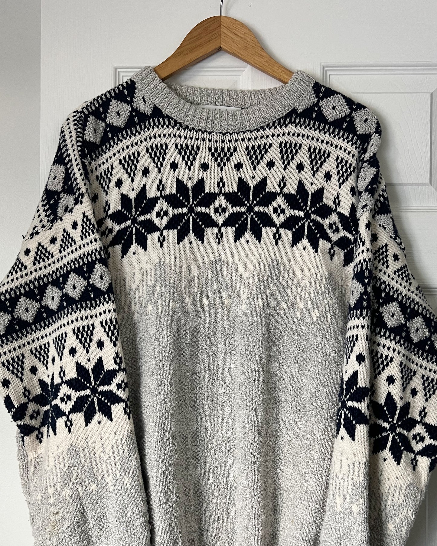 Snowflake Knitted Sweater