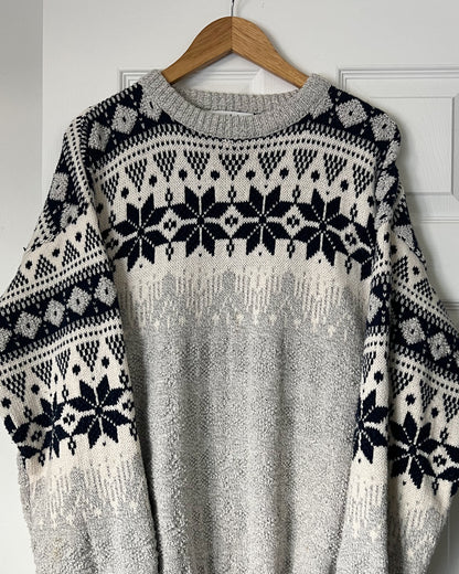 Snowflake Knitted Sweater