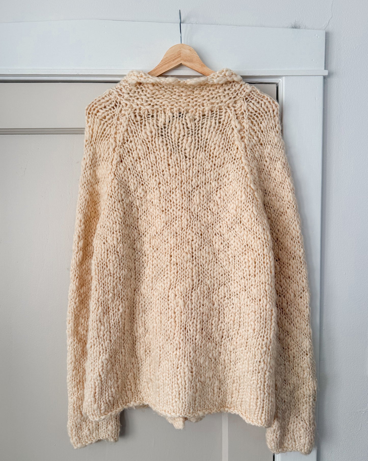 Hand Knitted Chunky Cardigan