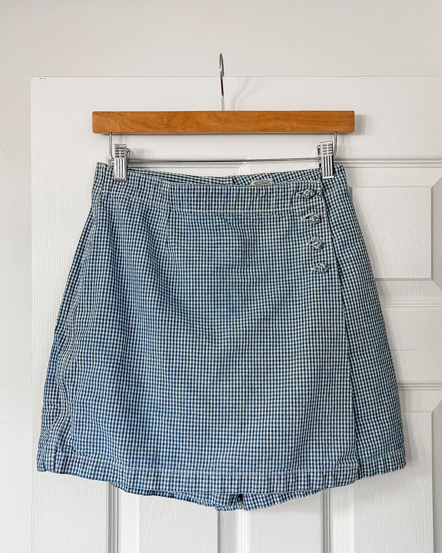 Vintage Gingham Skort