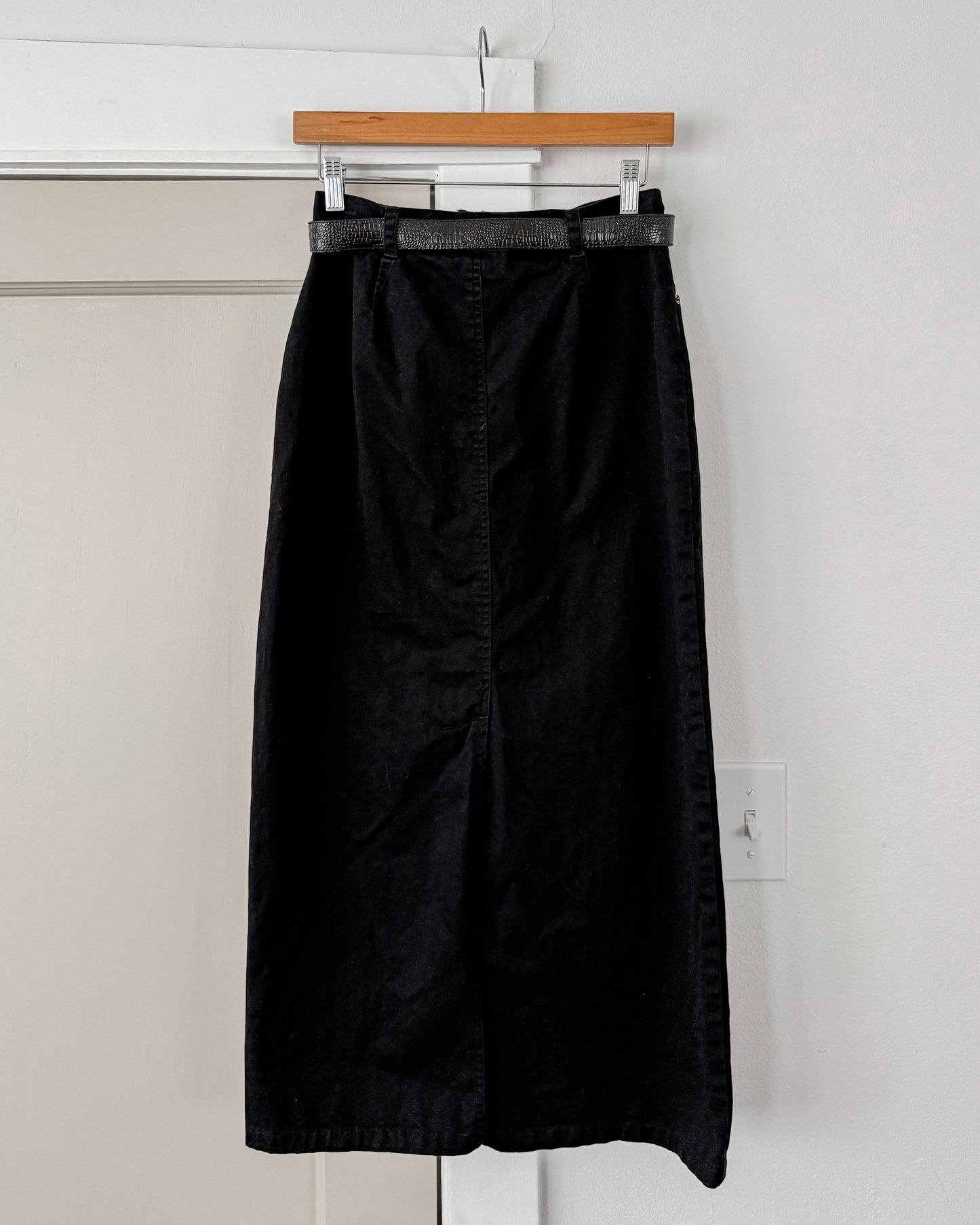 Black Maxi Skirt W26