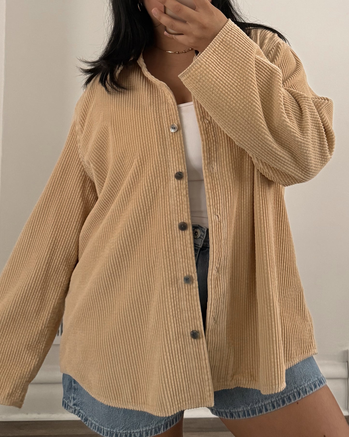 J.Jill Floral Corduroy Shirt
