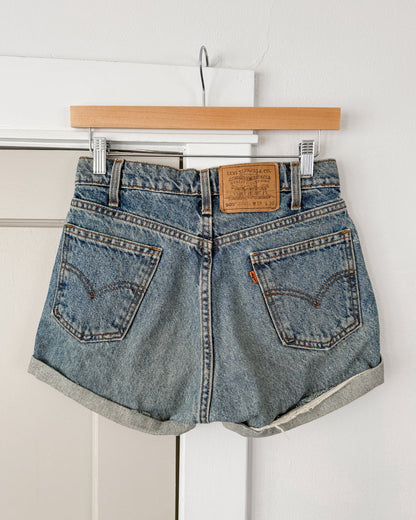 Levi’s 505 Orange Tab Denim Shorts W27