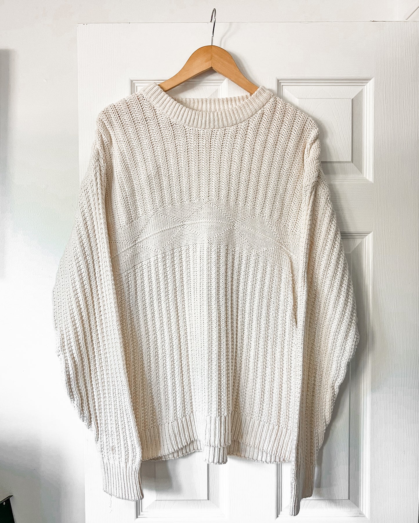Ivy Club Cream Knitted Sweater
