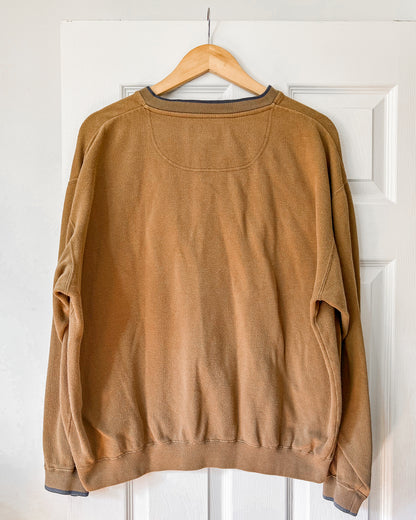 Golf Henley Embroidered Sweatshirt