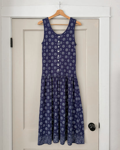 Low Waist Navy Dress