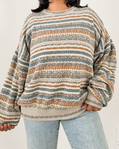Croft & Barrow Striped Knitted Sweater