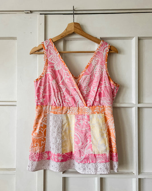 Pastel Multi Pattern Tank Top